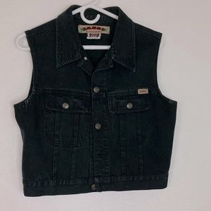 Abe jean vest jacket